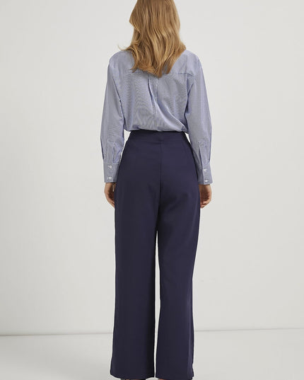 Elastic waist Velcro closure Palazzo women's trousers