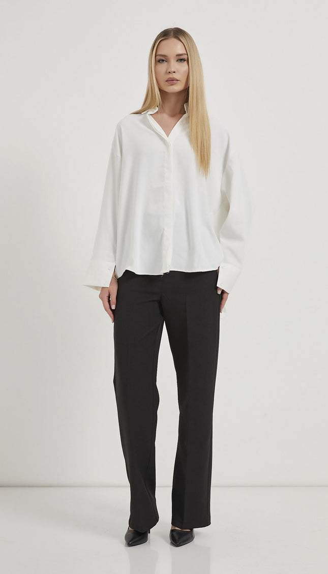 Fließendes, übergrosses Damenhemd