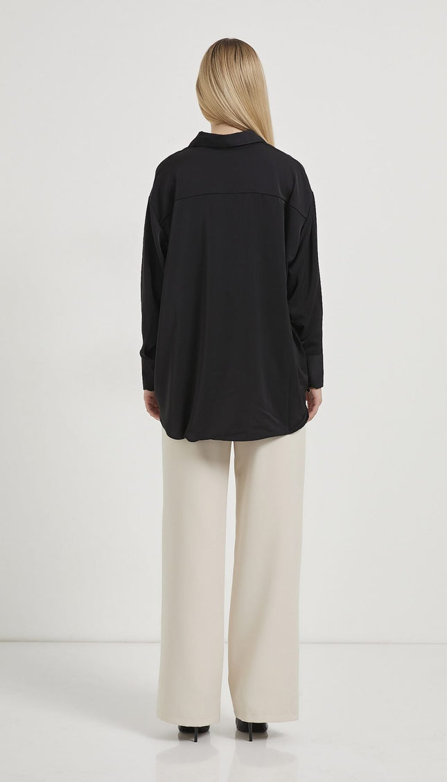 Fließendes, übergrosses Damenhemd