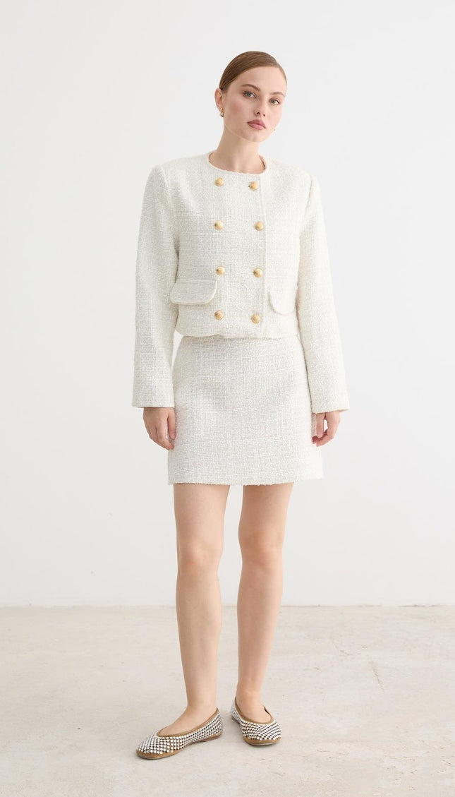 Blazer mit Goldknopf