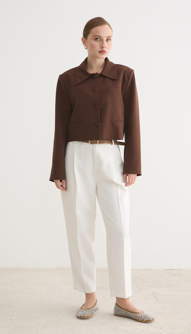 Eleganter Damenblazer - braun