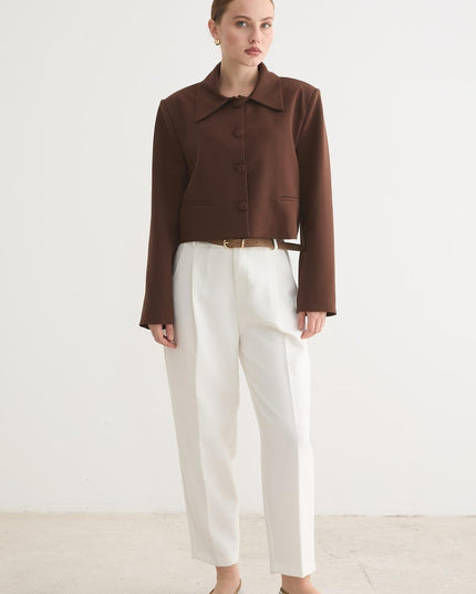 Eleganter Damenblazer - braun