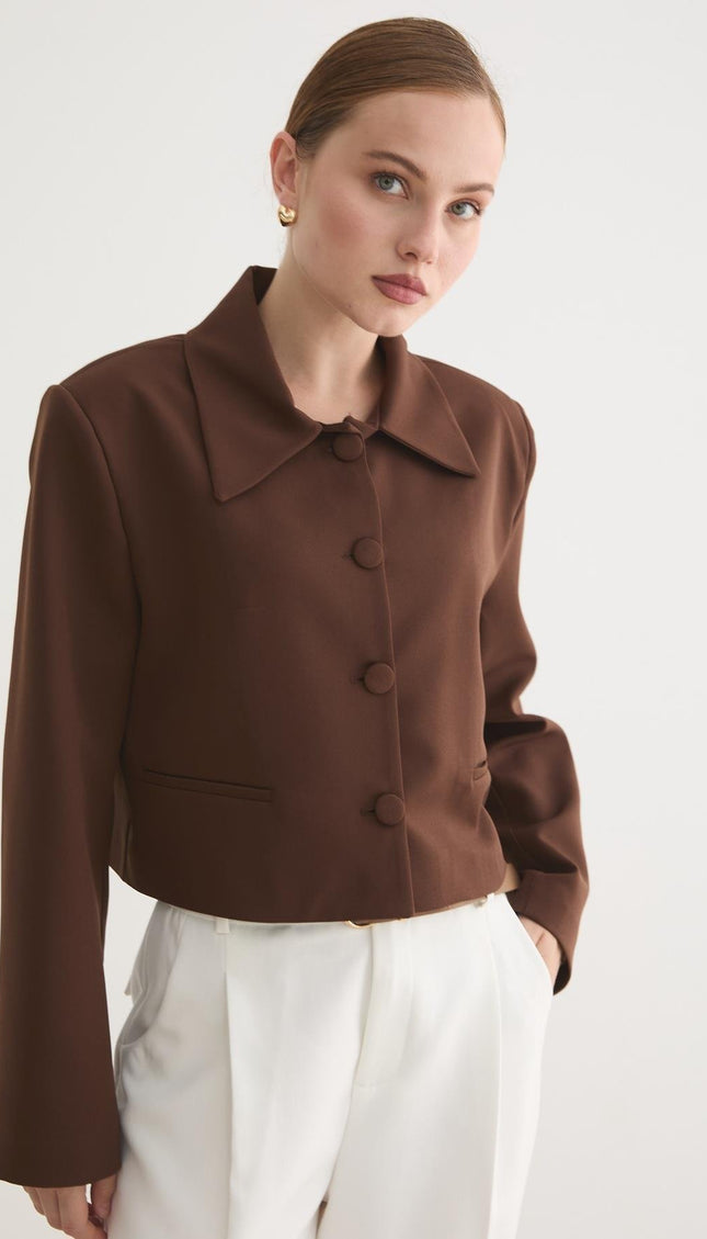 Eleganter Damenblazer - braun