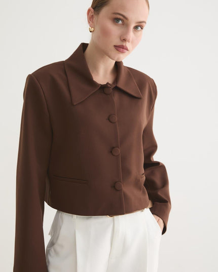 Eleganter Damenblazer - braun