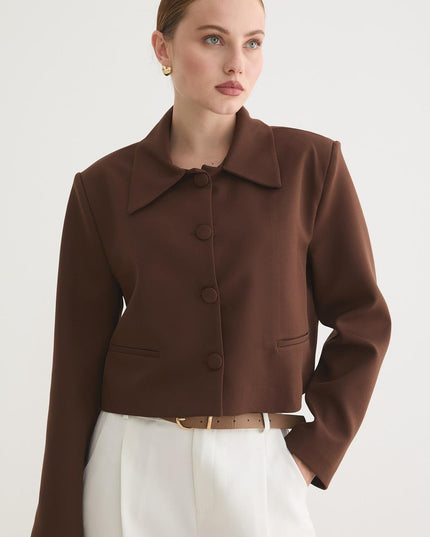 Eleganter Damenblazer - braun