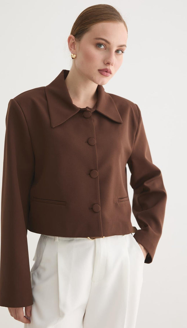 Eleganter Damenblazer - braun