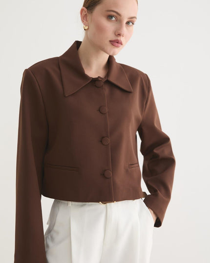 Eleganter Damenblazer - braun