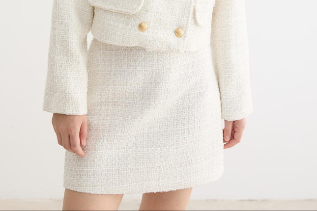 Damen-Minirock - weiß