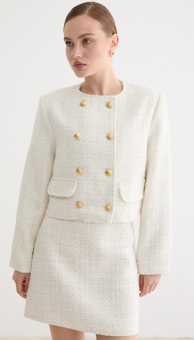 Damen-Minirock - weiß