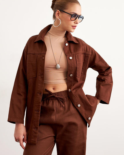 Damenjacke mit Knopfleiste