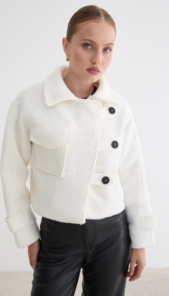 Moderne Damenjacke im Cropped-Stil