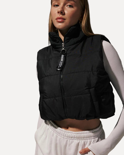 Damen‑Steppweste mit Reißverschluss