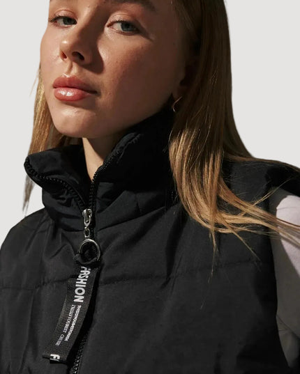 Damen‑Steppweste mit Reißverschluss