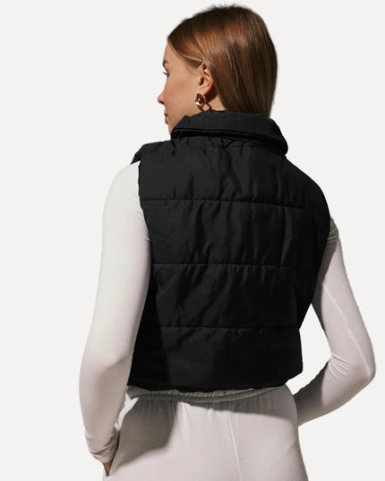 Damen‑Steppweste mit Reißverschluss